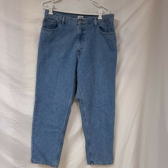 L.L. Bean Women's ORIGINAL/RELAXED FIT Jeans - Blue - Picture 3 of 9